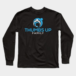 Thumbs Up Family White Font Long Sleeve T-Shirt